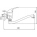 FERRO METALIA 55 Bateria umywalkowa/zlewozmywakowa ścienna, 150mm, chrom 55070,0