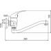 FERRO METALIA 55 Bateria umywalkowa / zlewozmywakowa ścienna, 100mm, chrom 55074,0