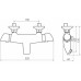 FERRO METALIA 57 Bateria termostatyczna wannowa, 150mm, chrom 57921/1,0