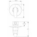 FERRO METALIA 56 Bateria natryskowa podtynkowa, chrom-eko 56050,0