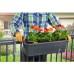 PLASTKON samonawadniająca skrzynka balkonowa Smart System Fantasy 60 cm antracyt