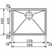 Franke Planar PPX 110-52, 560x450mm zlewozmyvak, Stal szlachetna 122.0203.471