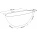 Prosperplast COUBI Doniczka na storczyki 36x15cm, 3,8l, biała DUMS360P