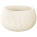 Prosperplast SPLOFY Bowl doniczka 37cm, 9l, kremowy DKSP370