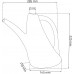 PROSPERPLAST EOS Cone 1,5l, zielony IKE015
