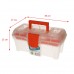 Prosperplast ICECUBE Plastikowa walizka na narzędzia transparentna 300 x 167 x 150 mm N12I