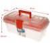 Prosperplast ICECUBE Plastikowa walizka na narzędzia przezroczysta, 398 x 200 x 186 mm N15