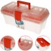 Prosperplast ICECUBE Plastikowa walizka na narzędzia przezroczysta, 398 x 200 x 186 mm N15