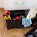 Prosperplast GREENBOX Plastikowa walizka na narzędzia czarna, 597 x 285 x 320 mm N25G
