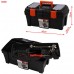 Prosperplast MUSTANG Plastikowa walizka na narzędzia czarna, 458 x 257 x 227 mm N18R