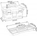 PROSPERPLAST TITAN Skrzynka narzędziowa żółta, 554 x 286 x 276 mm NT22CS