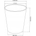 Prosperplast NATURO Donica z koronką 12 cm, biała DNAT120