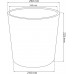 Prosperplast RATO ROUND Doniczka 25cm, 7,5l, mocca DRTUS250L