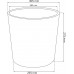 Prosperplast RATO ROUND Doniczka 30cm, 15l, biała DRTUS300L