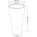 Prosperplast MATUBA SLIM Doniczka 30x55cm mocca DPMT300