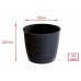 Prosperplast RATOLLA ROUND Doniczka z podstawką 19cm, 2,8l ratan biały DRLO190