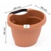Prosperplast TERRA Donica na rynnę, 15,8cm, 2l, antracyt DTRY20