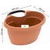 Prosperplast TERRA Donica wisząca na okapie, 28cm, 4l, antracyt DTRY28