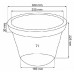 Prosperplast SUNNY Doniczka 30cm, 8l, terakota DBSU30