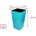 PROSPERPLAST URBI SQUARE P doniczka 2/4 l, fuksja DURS140