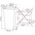PROSPERPLAST URBI SQUARE P doniczka 4/91l 5l, czarna DURS400