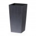 WYPRZEDAŻ!!!PROSPERPLAST RATO SQUARE Doniczka 21/49l, ratan antracyt DRTS325