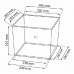 Prosperplast RATO SQUARE Doniczka 26cm, 27l, biały DRTS265