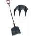 Prosperplast RAKE LOADER Łopato - grabie 38,5 cm, czarny ILG2