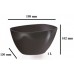 PROSPERPLAST COUBI Miska 19,8 cm, zielony przezroczysty DUMS200P