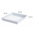PROSPERPLAST LOFLY miska pod doniczkę 20x20x3,2cm, szary PPLFQ200