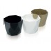 PROSPERPLAST ROCKA Doniczka 12,6 cm, grafit DROC125