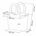 PROSPERPLAST LUCY Torba 24L, mięta ITLU480