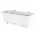 Prosperplast CAMELIA W skrzynka wisząca z miską 40,2x17x14,3cm biała DCM400W