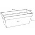 PROSPERPLAST CUBE CASE CONCRETE Skrzynka balkonowa 25,5l, limetka DCUC600