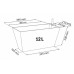 Prosperplast TUBUS CASE skrzynka 40x21,6x20cm szary beton DTUC400B