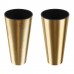 PROSPERPLAST TUBUS CHROME SILVER Doniczka 2/3,3l, złoty DTUB300