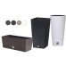 WYPRZEDAŻ!!!PROSPERPLAST RATO SQUARE Doniczka 21/49l, ratan antracyt DRTS325