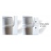 RAVAK Elegance ESD1-90 L Drzwi prysznicowe biel+transparent 0EL70100Z1