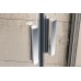 RAVAK BLIX BLDP2-110 Drzwi 2 skrzydłowe, profile białe, szkło grafitowe 0PVD0100ZH