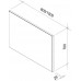 RAVAK RING 100 cm lustro kolor szary, X000000778