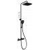 RAVAK 10° FREE BLACK TD F 091.20 Kolumna prysznicowa termostatyczną bateria X070160