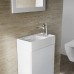 RAVAK VEDA SLIM 400 Umywalka mini ceramiczna biała XJX01240000