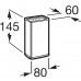Roca Select kubek łazienkowy 80 x 60 x 145 mm A816303001