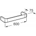 Roca Select wieszak na ręcznik 600 x 75 x 45 mm A816311001