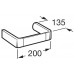 Roca Select wieszak na ręcznik 200 x 135 x 45 mm A816313001