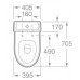 Roca America deska WC twarda A801490004