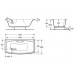 Roca Dama Senso wanna akrylowa 170 x 80 cm A247606000