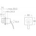 Roca Moai-T jednouchwytowa bateria natryskowa podtynkowa A5A2246C00