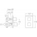 Roca Thesis bateria wannowo-natryskowa podtynkowa z termostatem A5A2850C00