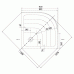 RAVAK KASKADA RONDA 80 PU brodzik prysznicowy 80x80 cm A204001120